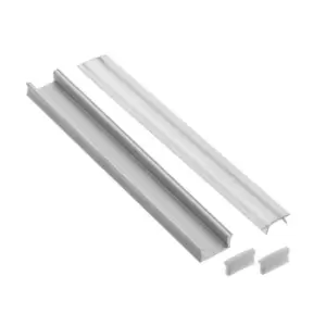 Image of Moderix Aluminium Profile for LED Light Strip - Cover Clear, Pack of 5. Length: