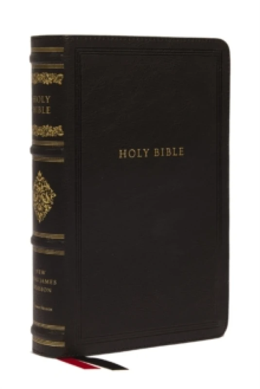 Image of NKJV Large Print Reference Bible, Black Leathersoft, Red Letter, Comfort Print, Thumb Indexed (Sovereign Collection) : Holy Bible, New King James Vers