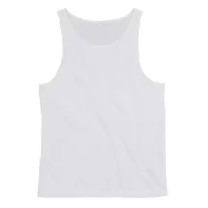 Image of Mantis Mens Drop Arm Holes Vest (XL) (White)