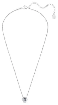 Image of Swarovski 5662142 Angelic Necklace Rhodium Plated Blue Jewellery