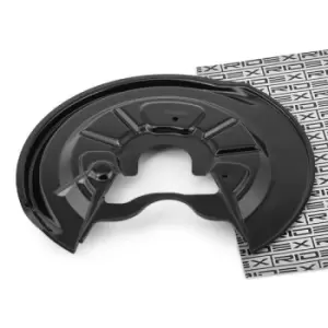 Image of RIDEX Brake Disc Back Plate 1330S0060 Rear Brake Disc Back Protection Plate,Rear Brake Disc Cover Plate VW,AUDI,SKODA,Golf V Schragheck (1K1)