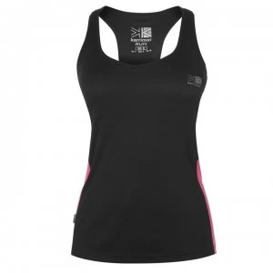 Image of Karrimor Long Bra Top Ladies - Black/Pink
