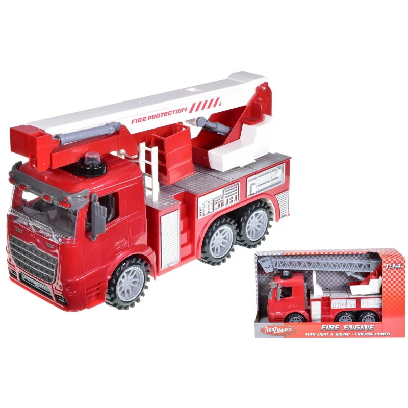 Image of Tranzmasters Fire Engine with Lights and Sound (One at Random) Multi unisex