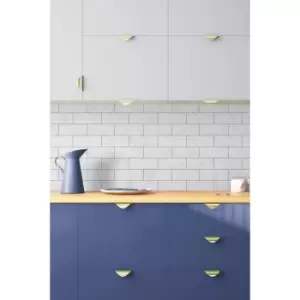 Image of D-C-Fix Splendid Grey Marble 3D Wallpaper for Splashbacks