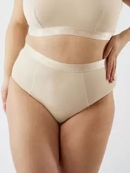 Image of Oola Control High Waist Brief, Light Beige, Size 18-20, Women