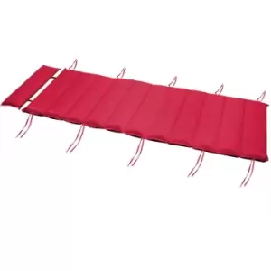 Image of Sun Lounger Cushion Red 177x58x7cm