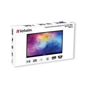 Image of Verbatim 15.6" PMT-15 Full HD Touch Screen Monitor