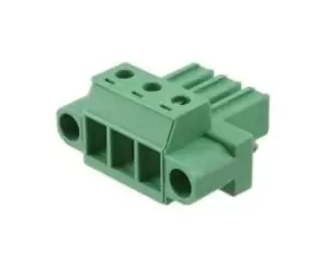 Image of Phoenix Contact PC 4/3-Stf-7.62 Terminal Block, Pluggable, 3Pos, 10Awg