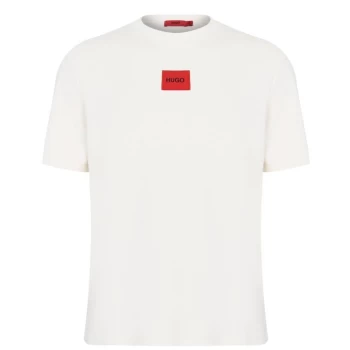 Image of Hugo Dorkshire Short Sleeve Crew Sweatshirt - Natural 107