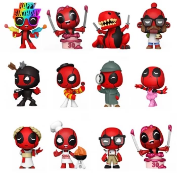 Image of Marvel Deadpool 30th Anniversary - Mystery Mini Blind Funko Mystery Minis multicolor