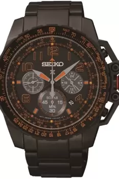 Image of Mens Seiko Prospex Chronograph Solar Powered Watch SSC277P9