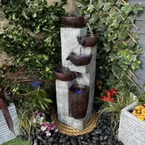 Image of Tranquility Water Features - Compact Burgos Mains Powered Water Feature