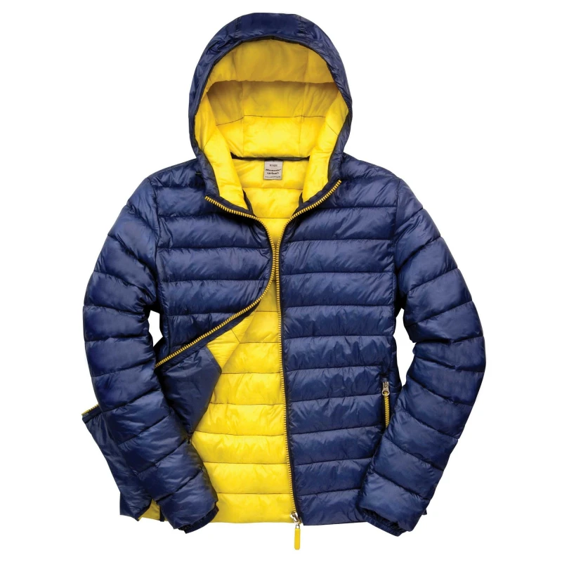 Image of Result Result Men Snow Bird Padded Jacket in Mid Navy Size: Small Mid Navy S Male 5063470519200