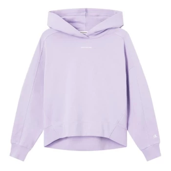 Image of Calvin Klein Jeans Micro Brand Hoodie - V0K PALMA LILAC