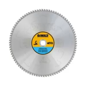 Image of DEWALT Stainless Steel Cutting Saw Blade 355mm 90T 25.4mm