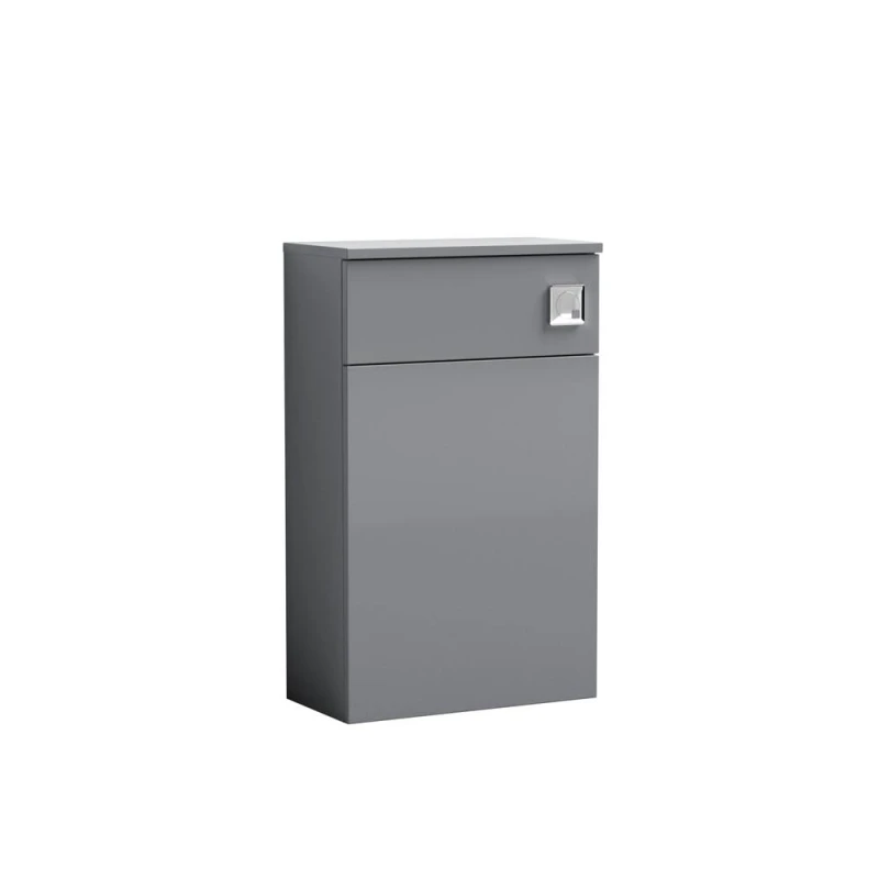 Image of Balterley Contemporary Compact WC Toilet Unit 500mm - Grey Grey Unisex