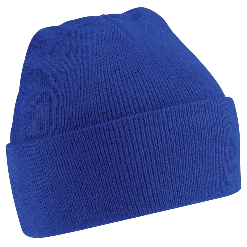 Image of Beechfield Knitted Soft Touch Winter Hat in Royal Royal Unisex One Size