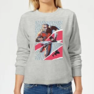 Image of Marvel Avengers AntMan And Wasp Collage Womens Sweatshirt - Grey - M