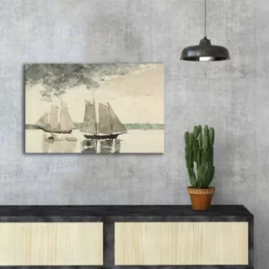 Image of FAMOUSART-022 Multicolor Decorative Canvas Painting