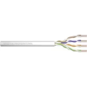 Image of Digitus DK-1511-V-305-1 Network cable CAT 5e U/UTP 4 x 2 x 0.20 mm² Grey-white (RAL 7035) 305 m