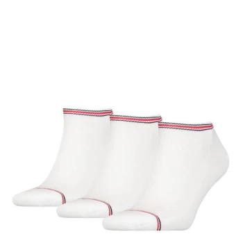 Image of Tommy Bodywear 3 Pack Sports Trainer Socks Mens - White