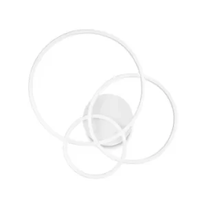 Image of Ideal Lux LED Decorative Integrated LED Wall Light White, 3000K