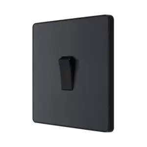 Image of BG Evolve Matt Grey Single Intermediate Light Switch 20A 16Ax - PCDMG13B