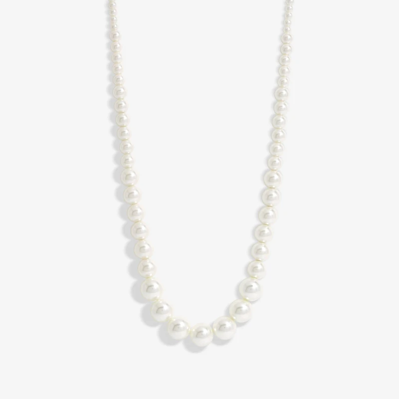 Image of Jon Richard Graduated Pearl Necklace Jewellery Sets One Size White 71722001000