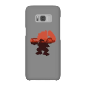 Image of Nintendo Donkey Kong Silhouette Serengeti Phone Case - Samsung S8 - Snap Case - Gloss