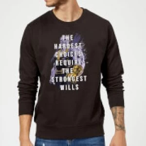 Image of Avengers The Strongest Will Sweatshirt - Black - 5XL
