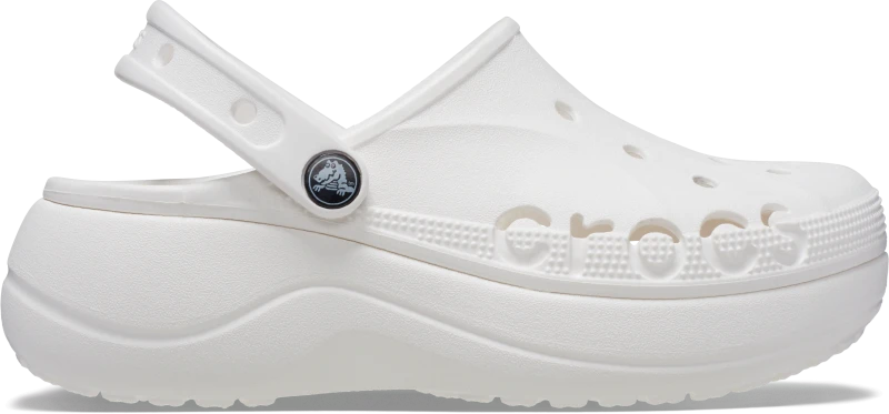 Image of Crocs Women Baya Platform Clogs White 7
