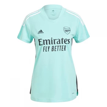 Image of adidas Arsenal Training Shirt 2021 2022 Ladies - Mint