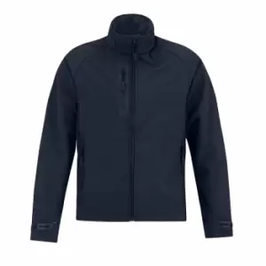Image of B&C Mens X-Lite Softshell Jacket (L) (Navy Blue)