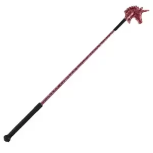 Image of Dublin Sparkle Unicorn Riding Crop - Red