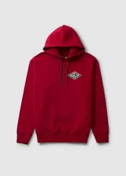Image of Replay Mens Mountain Pullover Hoodie In Chili Red