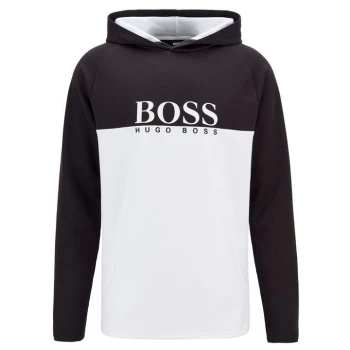 Image of Boss Jacquard Hoodie - Black