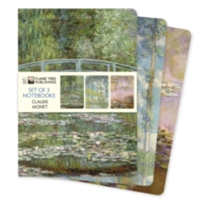 Image of Claude Monet Set of 3 Standard Notebooks Notebook / blank book