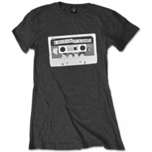 Image of 5 Seconds of Summer Tape Ladies Charcoal T Shirt: Medium