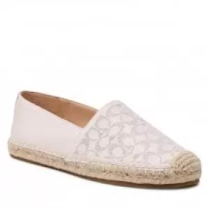Image of Coach Womens Carley Espadrilles - Chalk - UK 6