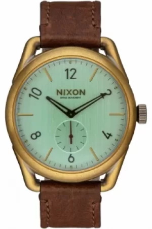 Image of Mens Nixon The C39 Leather Watch A459-2223