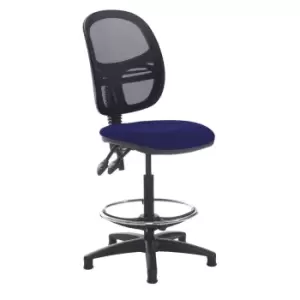 Image of Dams MTO Jota Mesh Back Draughtsmans Chair with No Arms - Slip Grey