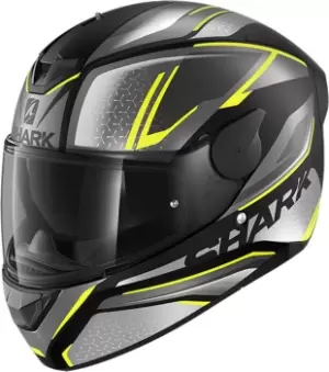 Image of Shark D-Skwal 2 Daven Helmet, grey-yellow, Size S, grey-yellow, Size S