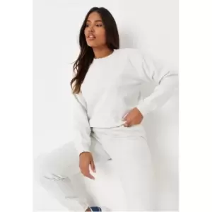 Image of Missguided Petite Brushed Sweat - Grey