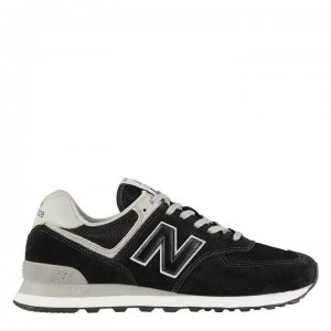 Image of New Balance 574 Classic Trainers - Black/White