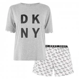 Image of DKNY Pyjama and Eye Mask Set - WHT/DPRT-103