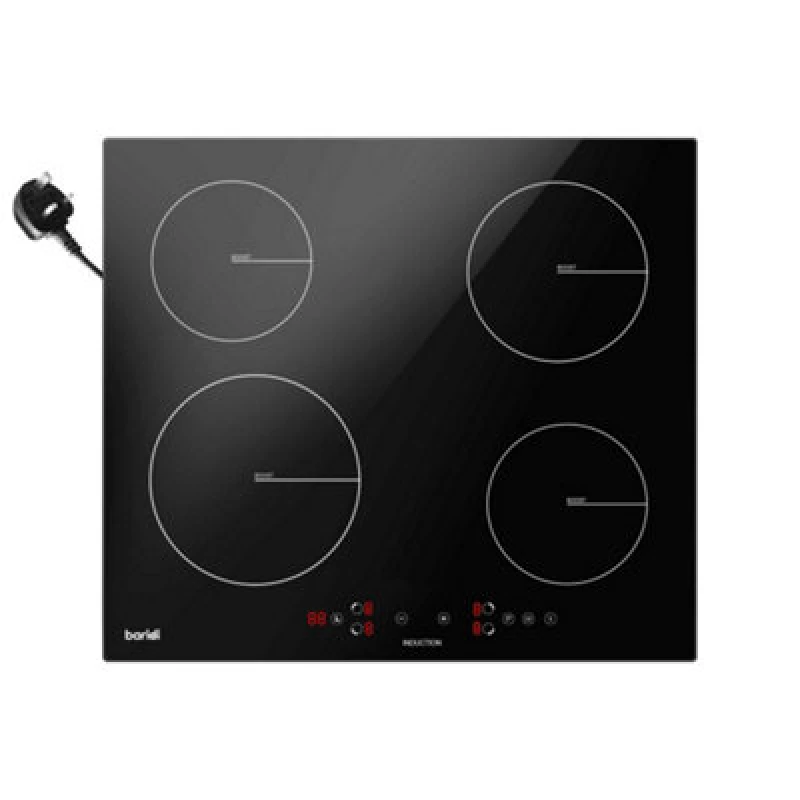 Image of Baridi 60Cm 4 Zone Induction Hob, 9 Power Settings, Touch Control 2800W - DH177, Black DH177
