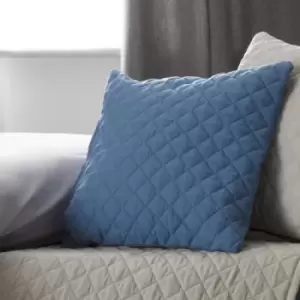 Image of Belledorm Seville Filled Cushion (One Size) (Cobalt Blue)