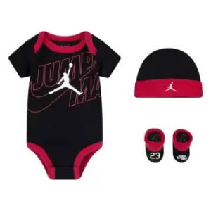 Image of Air Jordan Aop 3Pc Set Bb99 - Black