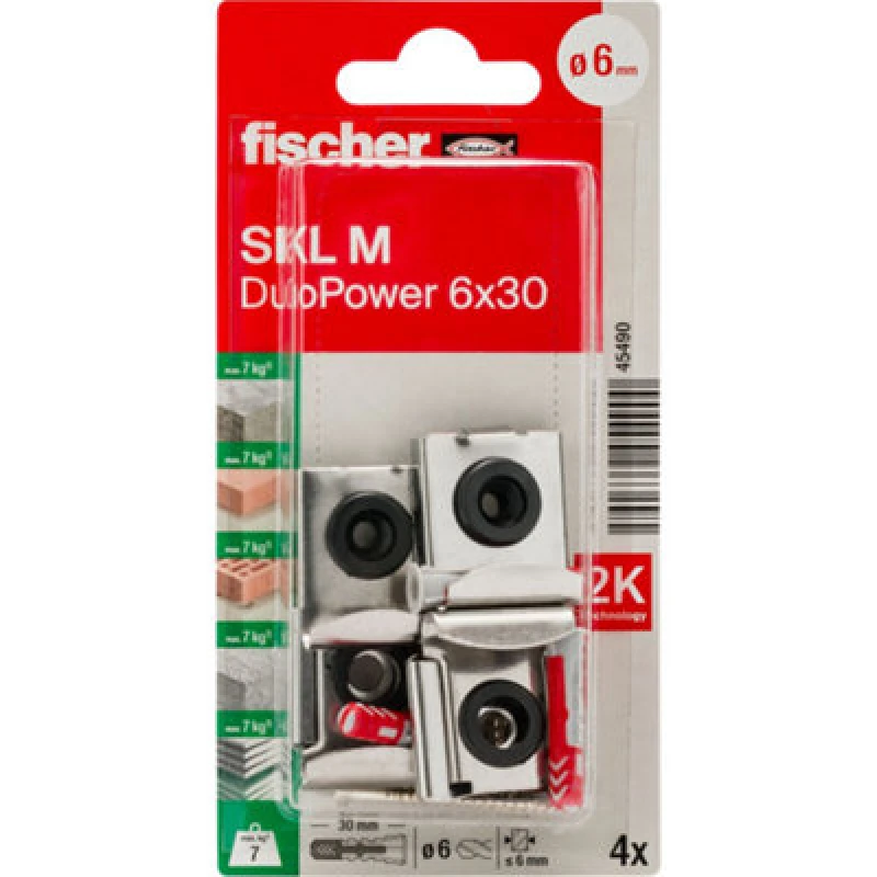 Image of Fischer Fischer 045490 Fischer SKL M mirror mounting 30 mm 1 Set 045490