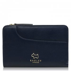 Image of Radley Pockets Medium Zip Around Purse - Navy